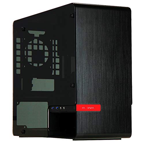 IN WIN Tempered Glass Mini-ITX Tower Computer Case (901 Black)