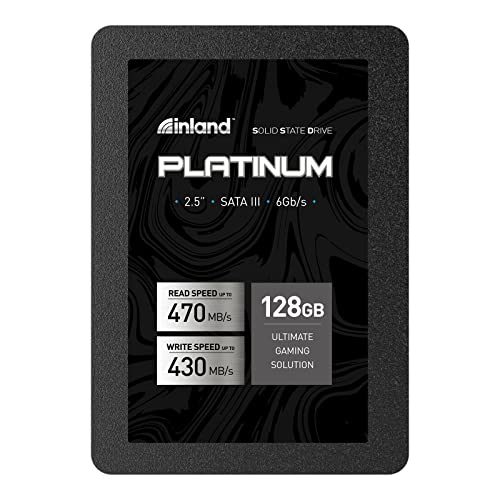 INLAND Platinum 128GB SSD SATA III - Fast and Reliable Solid State Drive