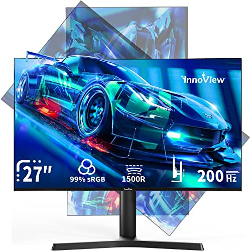 InnoView 27 Inch 200Hz Curved FHD Gaming Monitor