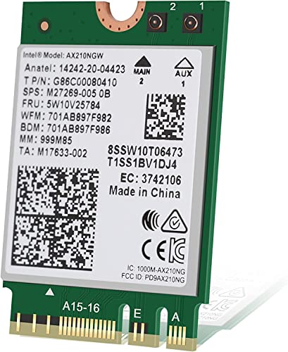 Intel AX210 Wi-Fi/Bluetooth Combo Adapter