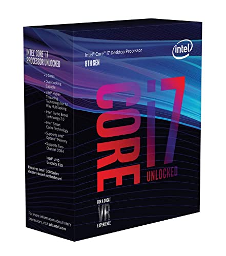 Intel Core I7-8700K I7 8700K 3.7 GHz Six-Core Twelve-Thread CPU Processor 12M 95W LGA 1151