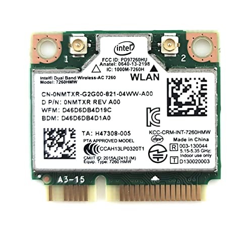 Intel Dual Band Wireless-AC 7260 Network Adapter