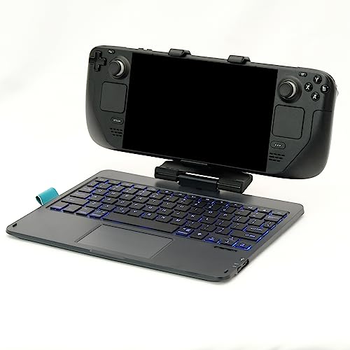 Invensic DeckTop - Steam Deck Keyboard and Bluetooth Trackpad Mouse