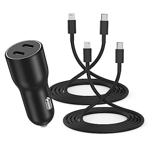 iPhone Car Charger with Dual USB C Port