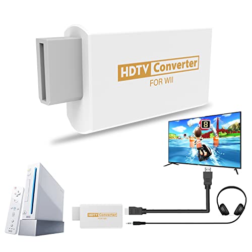 IQIKU HDMI Adapter for WII with HDMI Cable