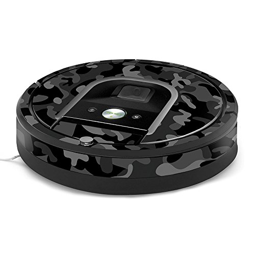 MightySkins Skin Compatible with iRobot Roomba i7 Robot Vacuum - Cold Steel  | Protective, Durable, and Unique Vinyl Decal wrap Cover | Easy to Apply