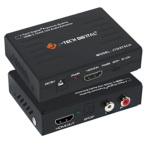 J-Tech Digital HDMI Audio Extractor Converter
