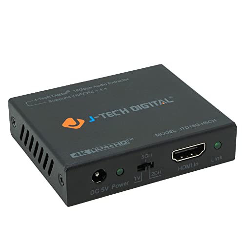 J-Tech Digital HDMI Audio Extractor Converter