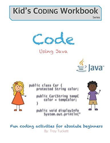 Java Kids Coding Workbook
