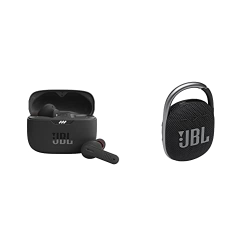 JBL Tune 230NC TWS True Wireless in-Ear Noise Cancelling Headphones & Clip 4: Portable Speaker