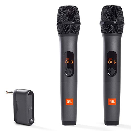 LEKATO Wireless Microphones, Metal Dual Dynamic Wireless Microphone  Rechargeable UHF Wireless Microphone with Receiver Cordless Microphone for