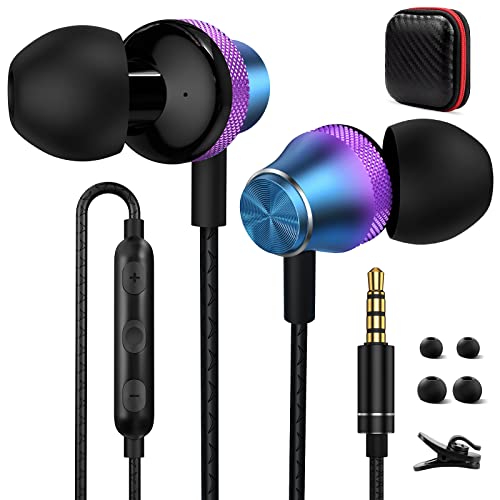 JELANRY Noise Canceling Headphones with Microphone