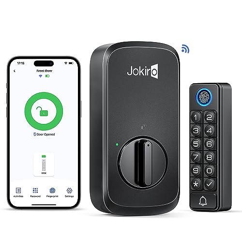 Jokiro WiFi Smart Lock - Fingerprint Door Lock with App Control