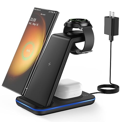 JoyGeek 3 in 1 Wireless Charging Station for Samsung Devices