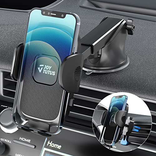 JOYTUTUS Car Phone Mount: Versatile, Strong Suction, Full Protection