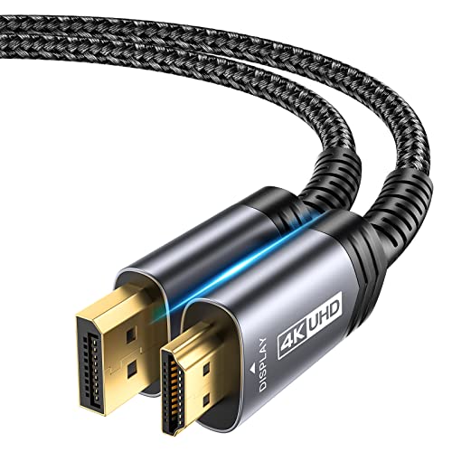 JSAUX 4K DisplayPort to HDMI Cable