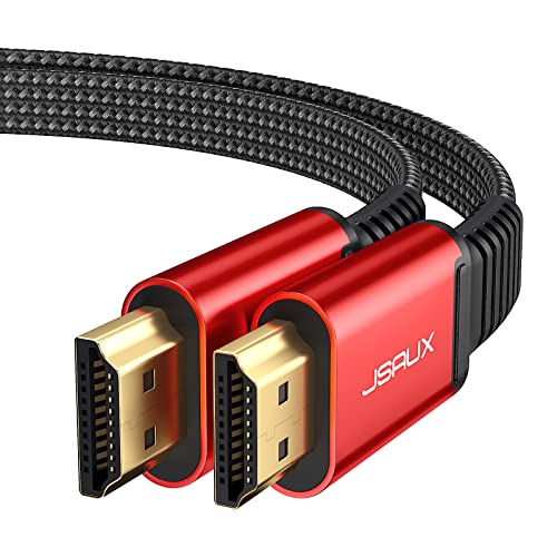 JSAUX 4K HDMI Cable 10ft, Flat Slim HDMI 2.0 Cable