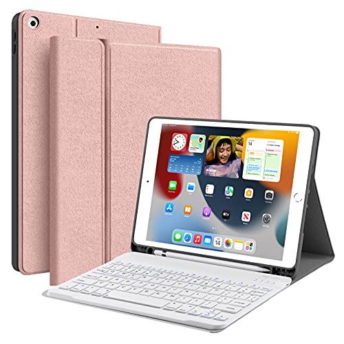 JUQITECH iPad 9th Gen Case with Keyboard