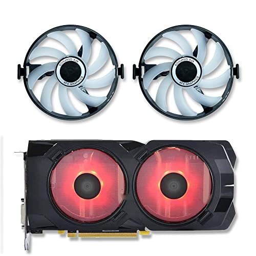 Jzwefdo Graphics Card Fan - Efficient Cooling for XFX AMD Radeon GPUs