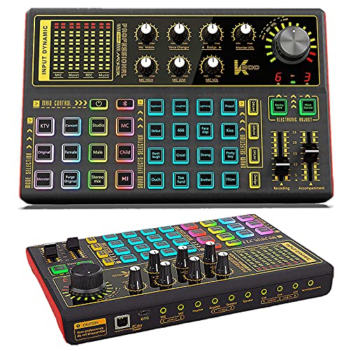 K300 Live Sound Card and Audio Interface Sound Board