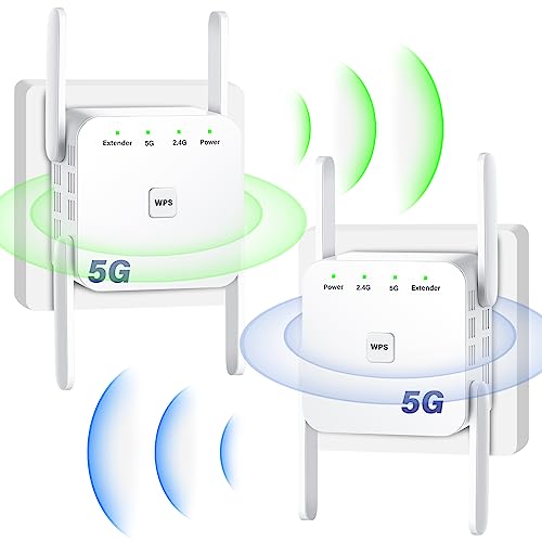 Kanayu 2 Pack 5G Wi-Fi Extender