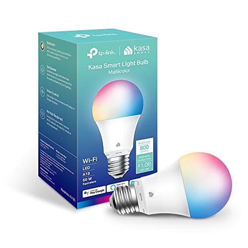Kasa Smart Bulb - Full Color Changing Dimmable WiFi Light Bulb