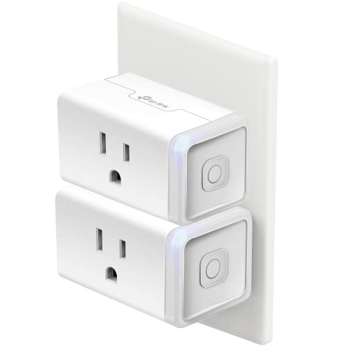 Kasa Smart Plug Mini 2-Pack, Wi-Fi Outlet for Smart Home Automation