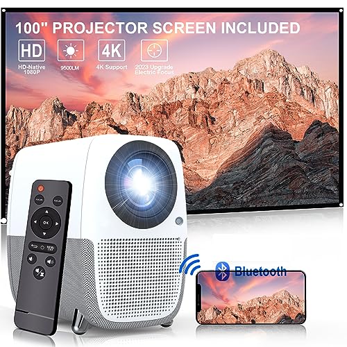 KECAG WiFi Projector with Bluetooth