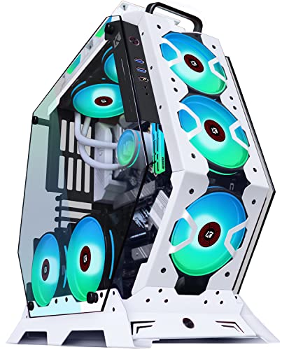 KEDIERS ATX Tower Tempered Glass Gaming Computer Case