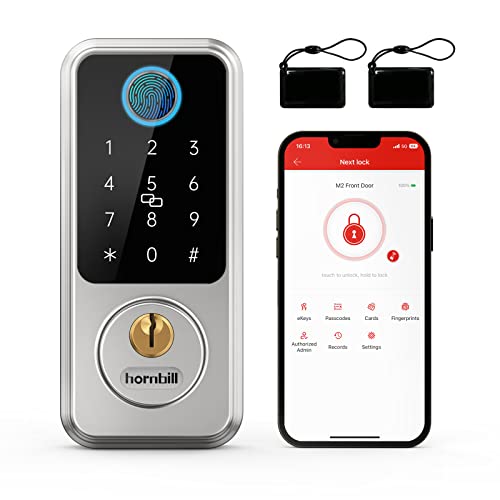 Keyless Entry Door Lock with Fingerprint and App Control