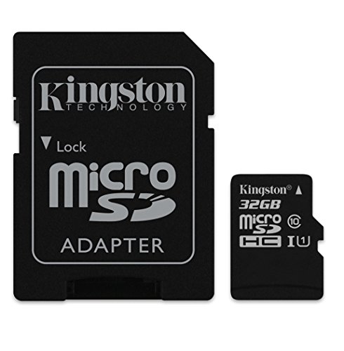 Kingston Digital 32 GB microSDHC Class 10 UHS-1 Memory Card