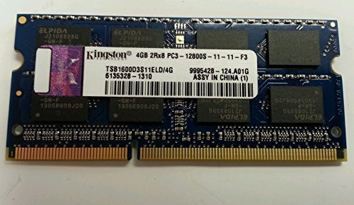 Kingtson 4 GB PC3-12800 DDR3-1600 1600 MHz Laptop Memory RAM TSB1600D3S11ELD/4G