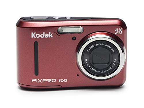 Kodak FZ43-RD 16MP Digital Camera with 4X Optical Zoom