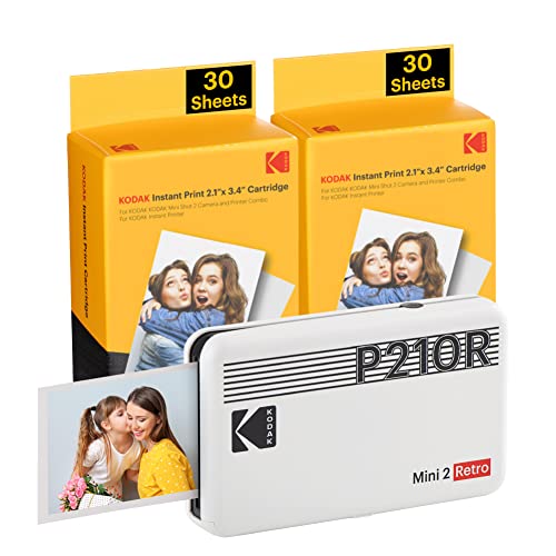 KODAK Mini 2 Retro Portable Photo Printer