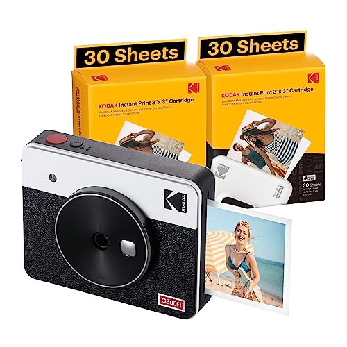 KODAK Mini Shot 3 Retro Instant Digital Camera and Photo Printer