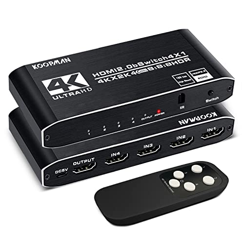 Koopman 4k HDR HDMI Switch - A Convenient Solution for HDMI Devices