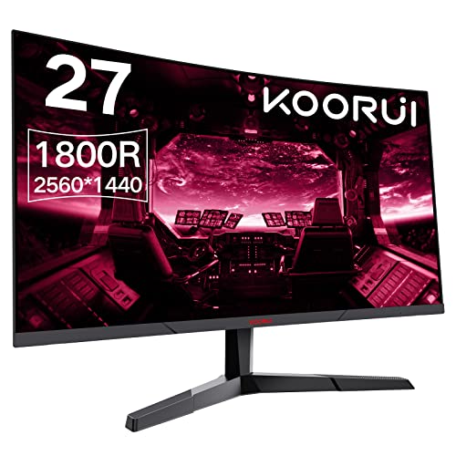 KOORUI 27 Inch Computer Monitor - Immersive Gaming Experience