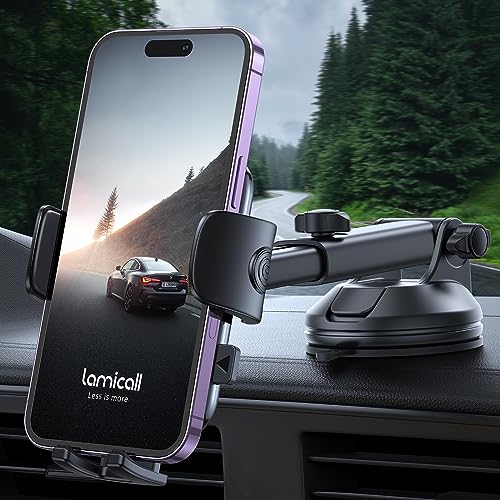 Lamicall Car Phone Holder - Ultra 70LBS Suction Mount