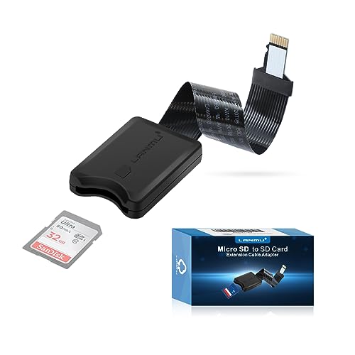 LANMU Micro SD to SD Card Extension Cable Adapter