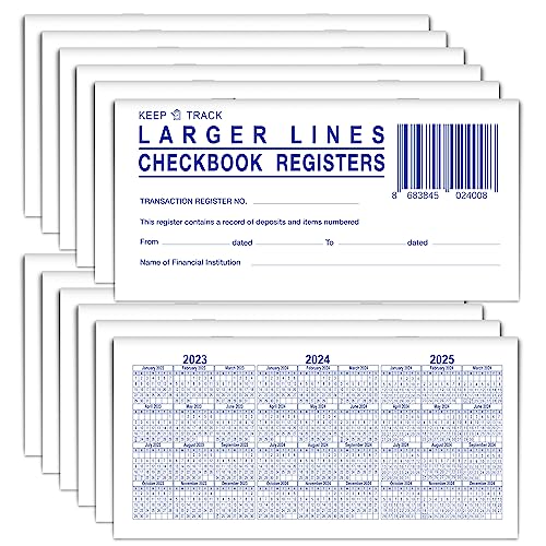 Larger Lines Check Registers