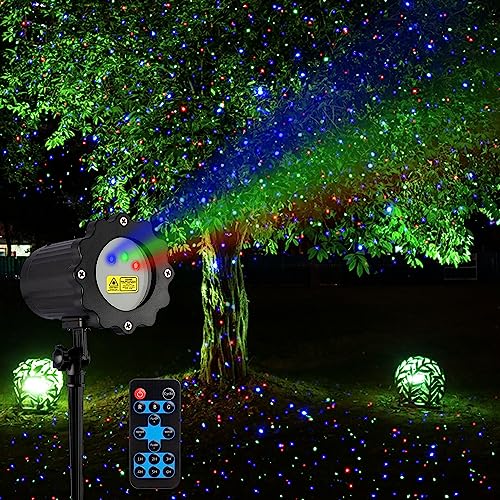 Motion 8 Patterns in 1 LEDMALL RGB Outdoor Garden Laser Christmas