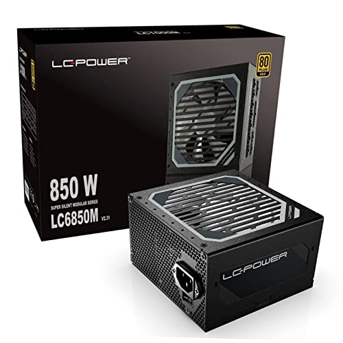 LC-POWER Gaming PSU 850W Gold Power Supply