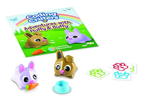 Learning Resources Coding Critters Pair a Pets Bunnies Fluffy & Buffy