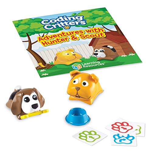 Learning Resources Coding Critters Pair-A-Pets Dogs Hunter & Scout