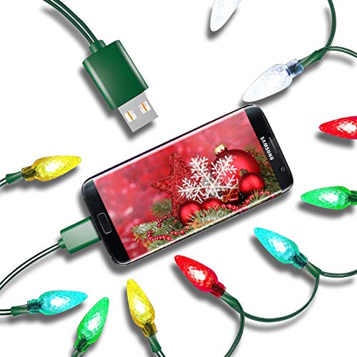 LED Christmas Lights Micro USB Charging Cable