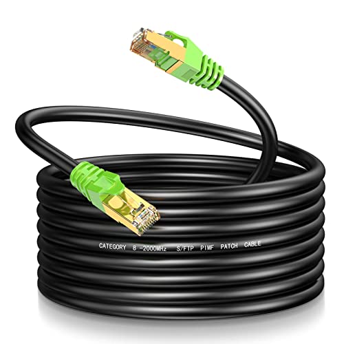 LEKVKM Cat8 Ethernet Cable 200Ft