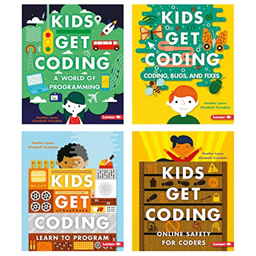 Lerner Publishing Kids Get Coding Books (Pack of 4)