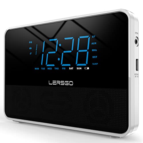 LERSGO Bedside Digital Radio Alarm Clock