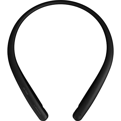 LG Tone Style HBS-SL5 Bluetooth Wireless Stereo Neckband Earbuds Tuned by Meridian Audio,Black