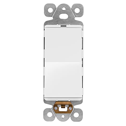 LIDER Minimalist Design Lighted Decorator Switch, Single Pole